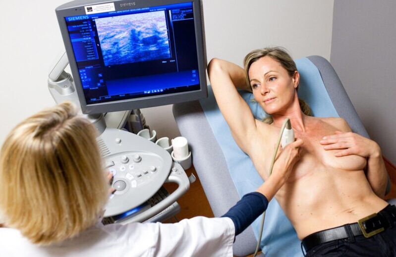 Υπερηχογράφημα των μαστικών αδένων πριν από τη διεύρυνση του μαστού με υαλουρονικό οξύ